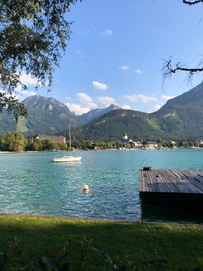 Wolfgangsee Ferienappartement „Bergliebe“ Щробл Екстериор снимка